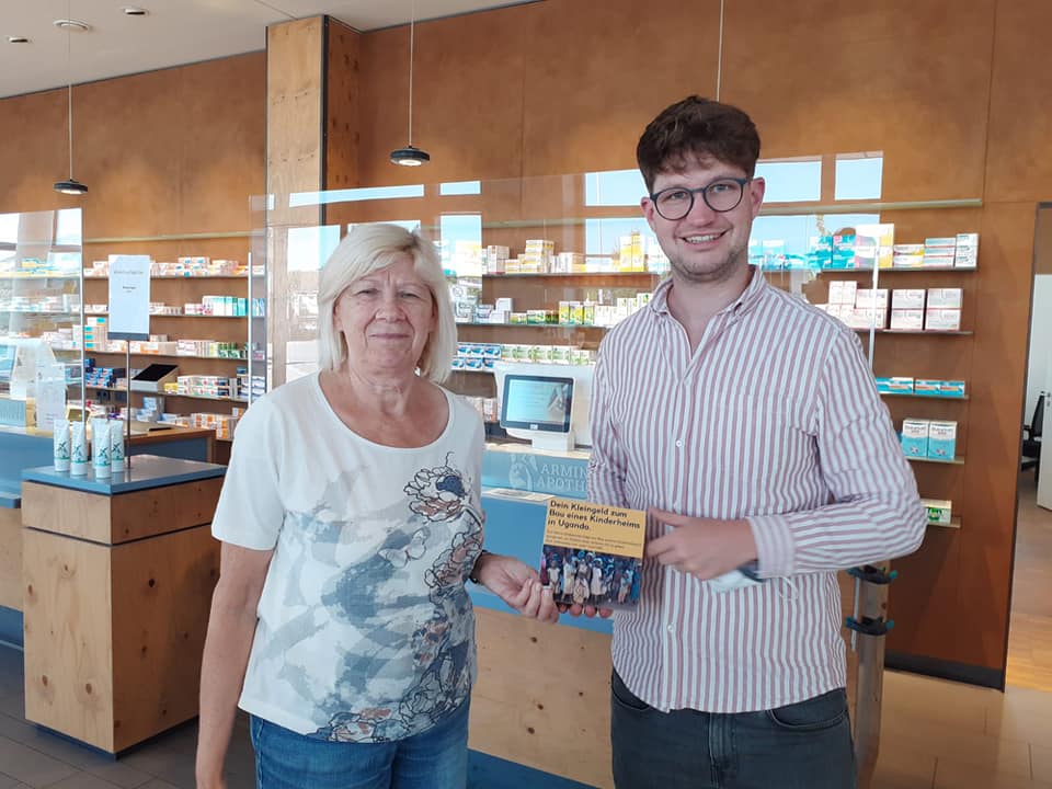 Spendendose Arminius Apotheke Bielefeld Brake für das okoa Hero Kinderhaus