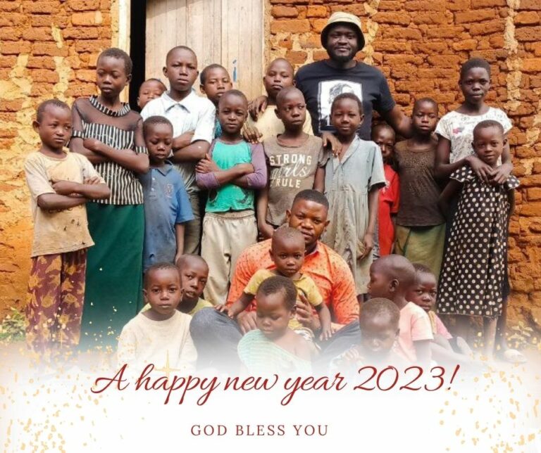 A happy new year 2023 from the children house